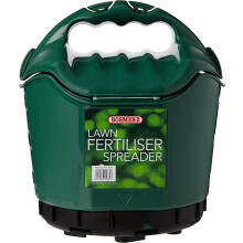 Bosmere Lawn Fertiliser Spreader | Adjustable Spread Rate, Perfect for Lawn Seed, Insect Repellant, De-Icing Pathways | N644,Green