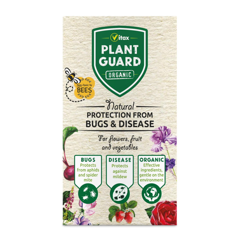 Vitax Plant Guard - Organic Protection From Bugs & Disease - Concentrated 250Ml