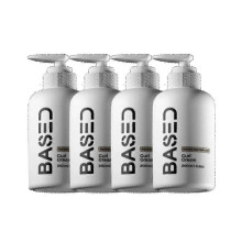 (4PCS) 1-5x 200ml Based on Sea Salt Spray & Santal Sandalwood Curl Cream For Natural Light Hold
