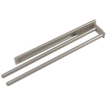 Britten & James Telescopic Kitchen Towel Rail fits in a Cupboard or Under a worktop. German Quality with Triple Roller Bearings an