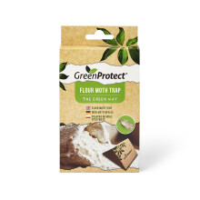 Green Protect Flour Moth Trap - Sustainable Insect Trap - Insecticide Free Monitoring Device - Kitchen Home Office and More - Meal