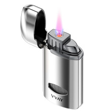 VVAY Windproof Jet Flame Lighter - Gas Refillable (Gas Not Included)
