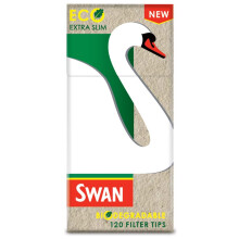SWAN Extra Slim 'ECO BIODEGRADABLE' 120 Pre Cut Filter Tips (10)
