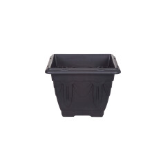 4 X Whitefurze G02046 30cm Square Venetian Planter - Black