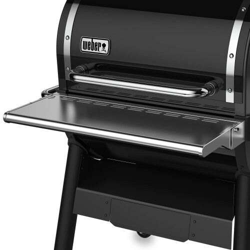 Weber Weber SmokeFire EX4 - EPX4 Front Table - Foldable, Additional Storage Space for Barbecue Food, Easy Assembly - Silver (7002)