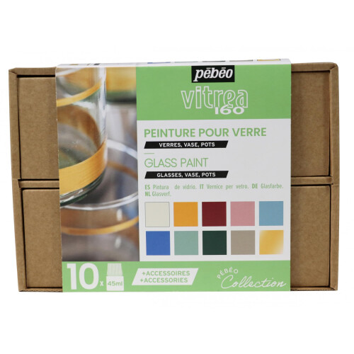 PEBEO Collection Set, Assorted, 45 ml (Pack of 10)