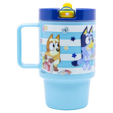 Bluey 530ml Plastic Kids Cup with Lid