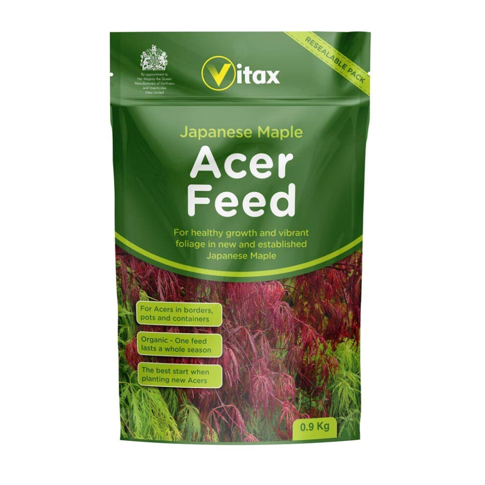 Vitax Ltd 2 X Japanese Maple Acer Feed 0.9Kg Pouch