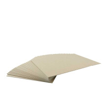 House of Card & Paper Grey Kraft Board 1500micron 945gsm A4 Size 50 Sheets per Pack, HCP473