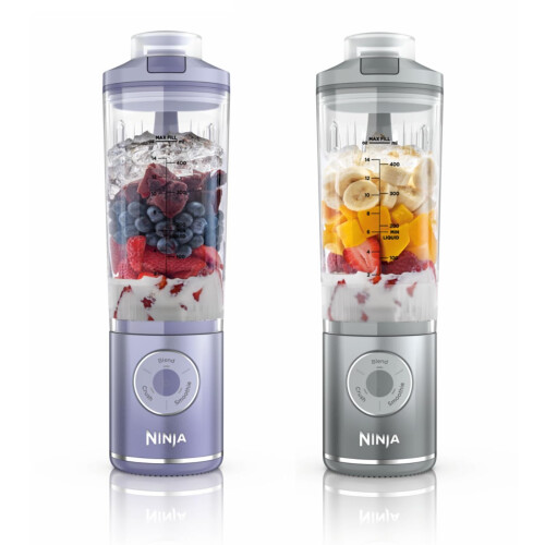 Ninja Ninja Blast Max 570ml Portable Blender 2-Pack, Lavender/Silver BC251UKLS