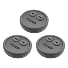 3 Pack Meat Thermometer Probe Grommet for Grill, Replacement for Weber 85037 Smokey Mountain Cookers Accessories, and Other Grills