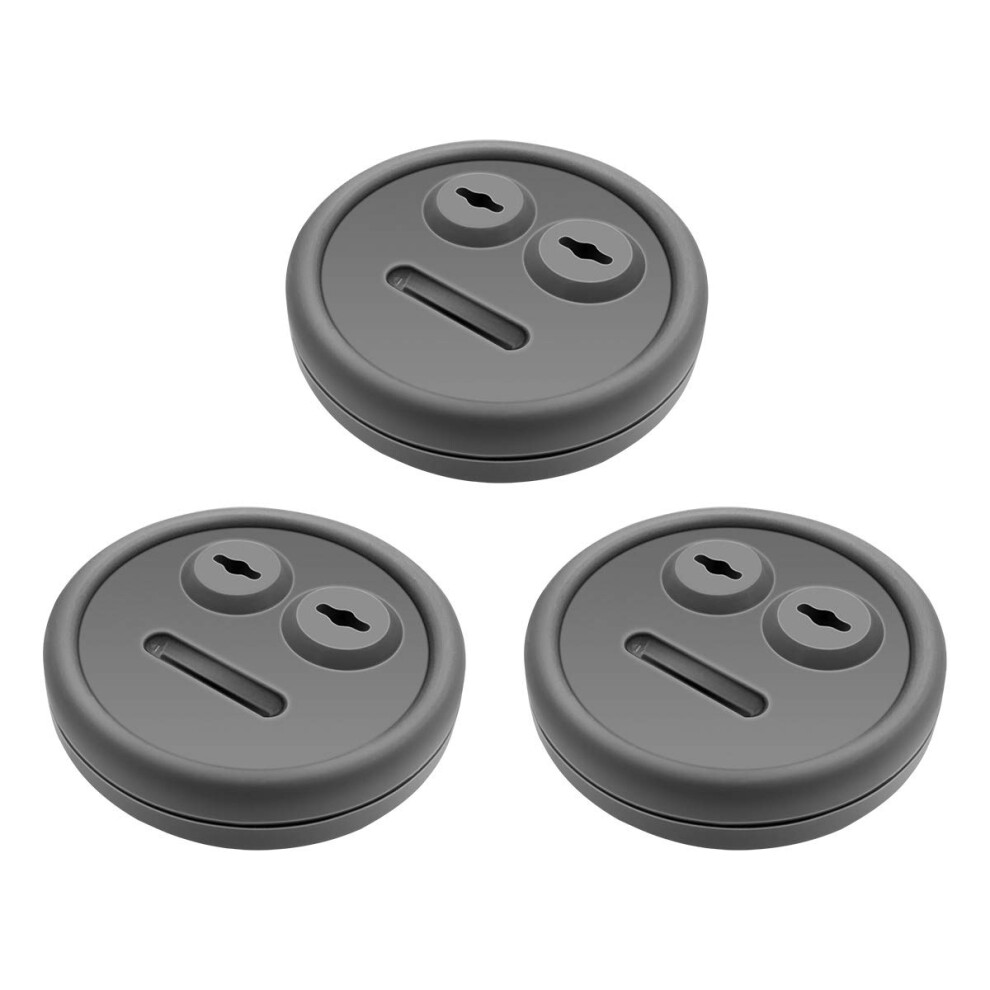 Yaoawe 3 Pack Meat Thermometer Probe Grommet For Grill, Replacement For Weber 85037 Smokey Mountain Cookers Accessories, And Other Grills