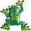 Fallen Fruits TH49 Frog Thermometer 1