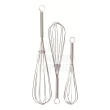 Chef Aid Balloon Whisks, Made with Stainless Steel Wires and traditionally Balloon Shaped to aid Effortless Whisking, Stirring, Bl