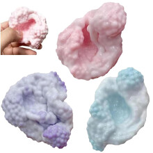 3 Pack Stress Relief Balls, Soft Squishy Bead Filled Squeeze Balls for Anxiety Relief and Focus, Durable Hand Therapy Balls for Adults Office Desk Ho