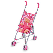 Ram Kids Pretend Play Folding Pushchair Girls Dolls Pram Toy