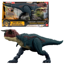 Mattel Jurassic World Dinosaur Action Figure, Running & Biting Carnotaurus with Roar Sounds, Charge N Chomp, Digital Play, JKG85