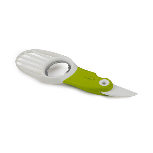 Joseph Joseph Joseph Joseph GoAvocado, 3-in-1 Avocado Tool with soft grip handle, Green