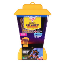 Zero In Lantern Rechargeable Bug Zapper Kills Wasps, Flies and Mosquitoes, Hanging or Planting in the Home or Garden, LED Insect L