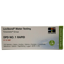 Lovibond - DPD No.1 Rapid Dissolve Tablets | Chlorine Testing for Pools & Spas | Visual & Comparator Use | Essential Water Analysi