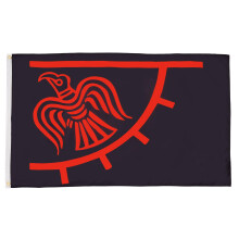 AZ FLAG - Odin Craven Flag - 3x5 Ft - 100D Polyester Woden - Norse Mythology Banner with Two Metal Grommets - Fade Resistant - Viv