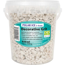 Growth Technology Ltd MDDGP3-8-850 Polar Ice Decorative Grit 3-8mm, 850ML Tub