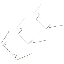 Merriway BH00058 (75 Pcs) Wire W-Type Greenhouse Glazing Clips Stainless Steel - Pack of 75 Pieces