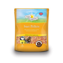 Walter Harrisons Suet Pellets Wild Bird Food Variety Pouch for Garden Birds Berry, Insect & Mealworm Flavours - 4kg