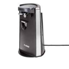 Judge Electricals 3-in-1 Automatic Electric Tin Can Opener - Manual Knife Sharpener & Bottle Opener - Easy to Use Kitchen Gadget &