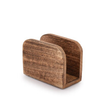 Samhita Burning Finish Mango Wood Napkin Holders for Kitchen Upright Paper Napkin Storage Dispenser House, Party, Restaurant, Hote