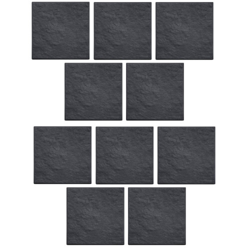 10 x Grey Square Stomp Stone