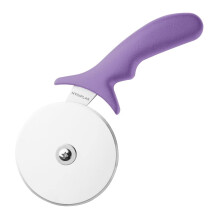Hygiplas Pizza Wheel in Purple 4 Inches - Dishwasher Safe, Sturdy, Sharp Blade, Durable Commercial Kitchen Restaurant Café Pizzeri