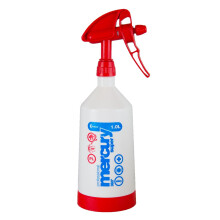 Kwazar Mercury Super Pro+ spray bottle with 360 System and Double-Action spray head, red, 1 L