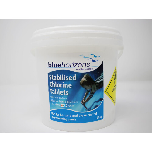 Blue Horizons 200g Large Stabilised Chlorine Tablets 2kg