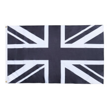AZ FLAG - Union Jack Black Flag - 3x5 Ft - 100D Polyester United Kindgom Banner with Two Metal Grommets - Fade Resistant - Vivid C