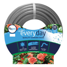 Flopro - EVERYDAY garden hose pipe ø 12,5mm (1/2") 30m: 3 layer braided reinforced hose. Flexible in use, general purpose & durabl