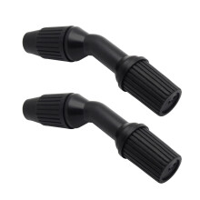 2Pcs Spray Nozzle Set, Durable Weedkiller Cone Spare Parts Sprayers Replacement for Watering and Cleaning(Ajustable Black Nozzle)