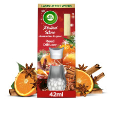 Air Wick Mulled Wine Air Freshener Reed Diffuser, 42 ml, Single Pack
