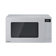 Panasonic NN-GT23QMBPQ 20L Grill Microwave Oven with Glass Tray & Wire Rack, 800W, 1000W Grill, LED Display, Auto Defrost, 9 Auto
