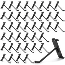 Mezchi 40 Pack 4"/10cm Gridwall Hooks, Gridwall Accessories, Metal Slat Wall Hanging Display Hooks for Grid Wall Panel, for Garage