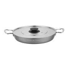 Cadac Safari Chef Paella Pan With Lid 28cm Stainless Steel