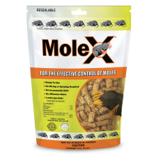 RatX EcoClear Products 620204, MoleX All-Natural Non-Toxic Humane Mole Killer Pellets, 8 oz. Bag