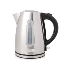 Haden Stoke 1.7L Electric Kettle - Brushed Stainless Steel, Rapid Boil, Cordless Kettle with 360 Swivel Base, Lightweight, Safe W