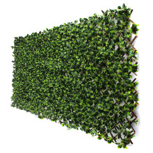 BPIL 1x2m Artificial Laurel Leaf Expanding Fence To Screen Areas of your Garden UV Protected