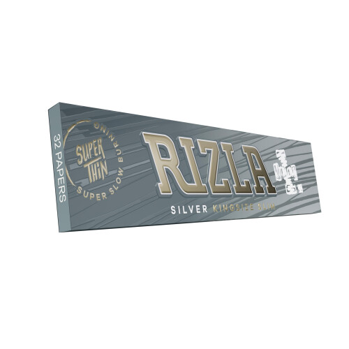 Rizla 2 x King Size Silver Slim Pack Of 10