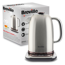 Breville Selecta Temperature Select Electric Kettle | 1.7L | 3kW Fast Boil | Digital Temperature Control | Brushed Stainless Steel
