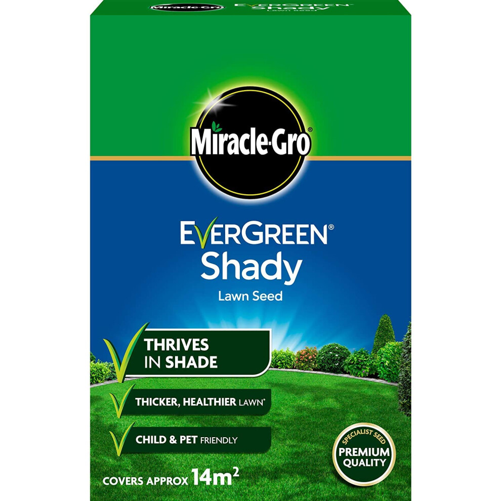 Miracle-Gro 2 X Shady Lawn Seed 420G - 14M2