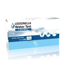 Legionella Water Test - 1 test refill - Detect legionella bacteria in your water - Single use test requiring C4Hydro Mini-Lab (sol