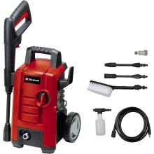 Einhell Pressure Washer 1500W Power Washer, 130 bar, 390 l/h, Jet-Wash Kit With 5m High-Pressure Hose, Gun, Lance, Various Cleanin
