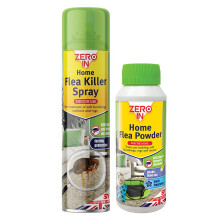 Zero In COM006 Flea Killer Kit, Includes Flea Killer Spray and Flea Killer Powder